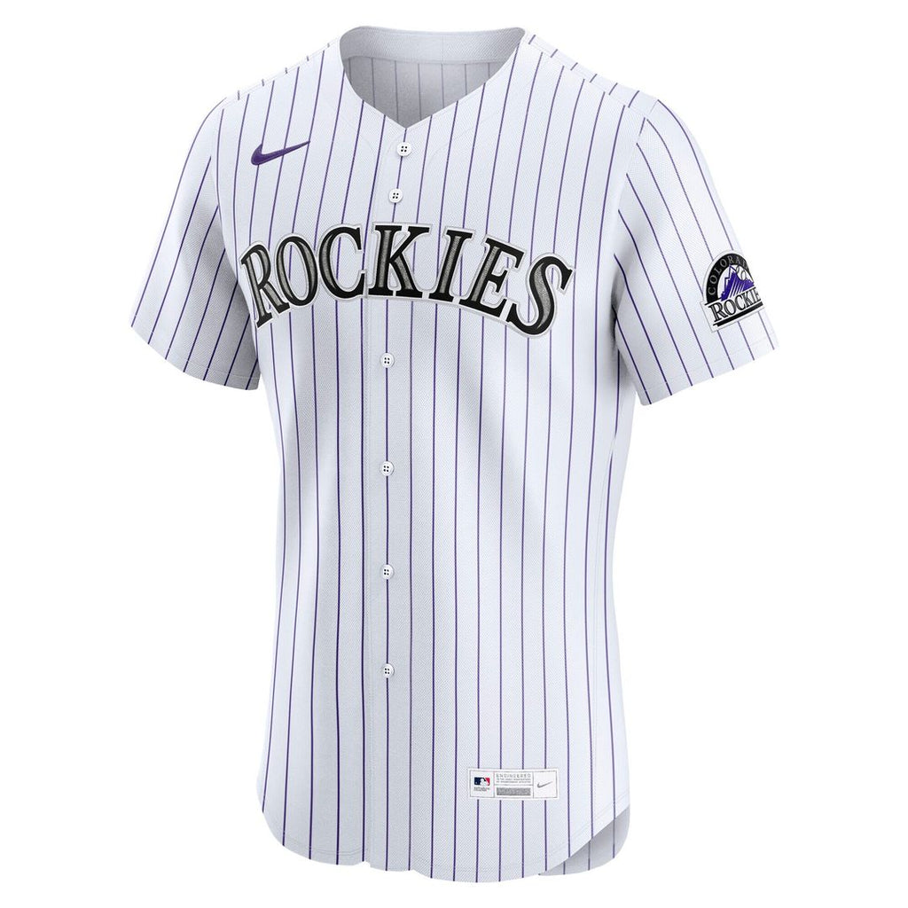 Colorado Rockies Nike Home Elite Jersey - White Team Jersey Sports Fan Apparel