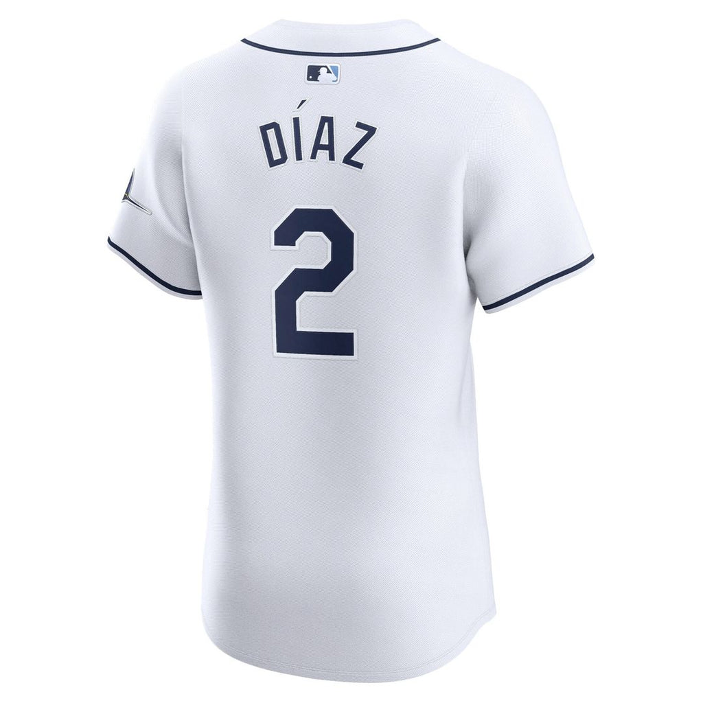 Tampa Bay Rays Yandy Diaz Nike Home Elite Player Jersey - White Team Jersey Sports Fan Apparel