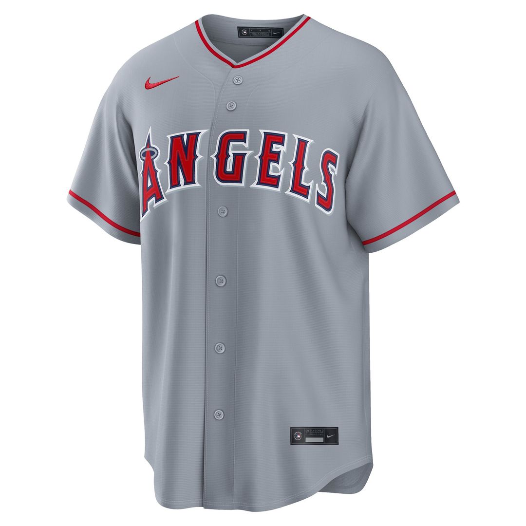 Los Angeles Angels Mike Trout Nike Road Replica Jersey - Gray Team Jersey Sports Fan Apparel