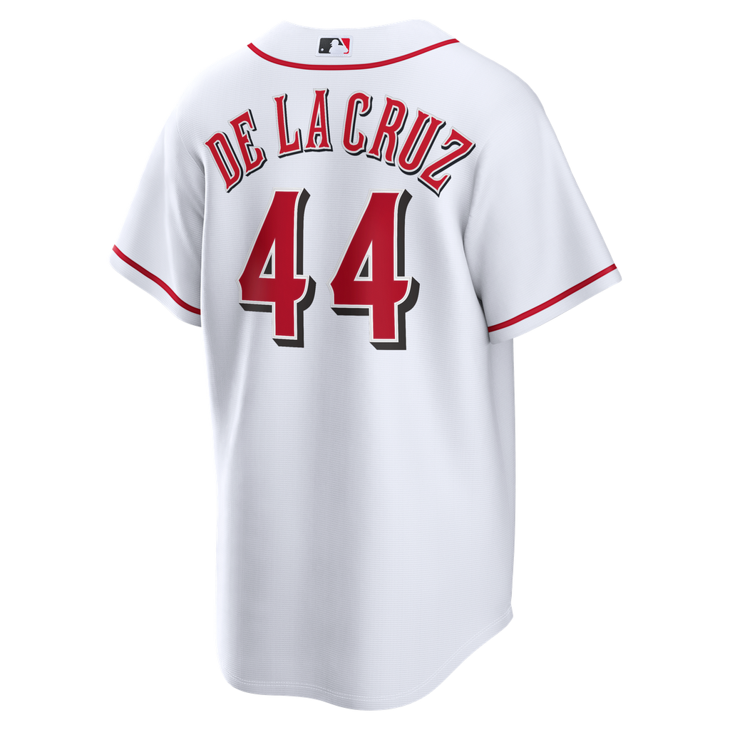 Cincinnati Reds Elly De La Cruz Nike Home Replica Jersey - White Team Jersey Sports Fan Apparel