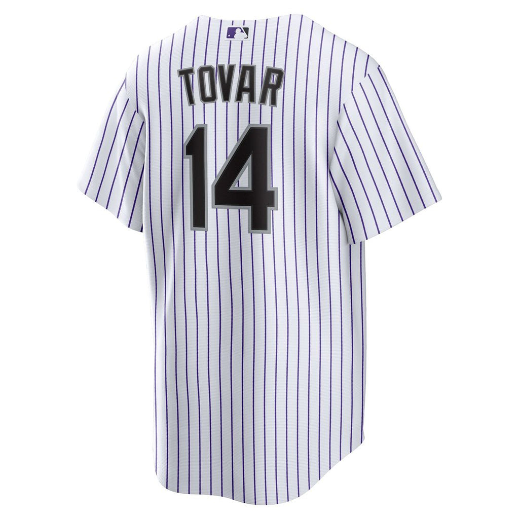 Colorado Rockies Ezequiel Tovar Nike Home Replica Jersey - White Team Jersey Sports Fan Apparel