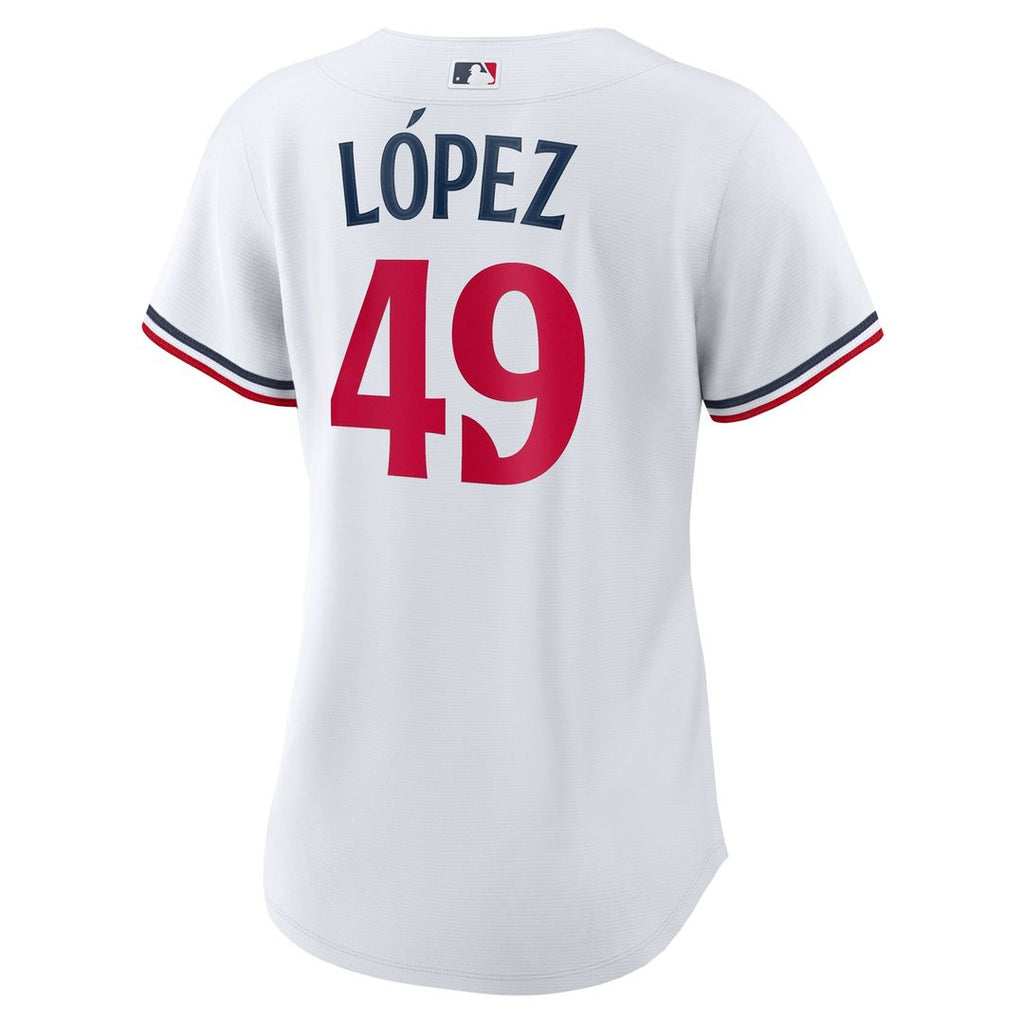 Minnesota Twins Pablo Lopez Nike Women's Home Replica Jersey - White Team Jersey Sports Fan Apparel