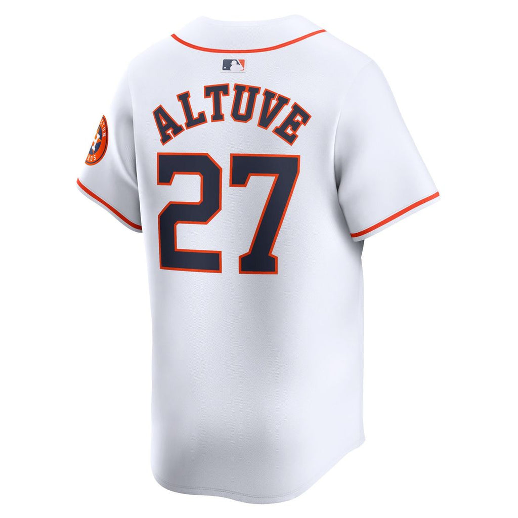 Houston Astros Jose Altuve Nike Home Limited Player Jersey - White Team Jersey Sports Fan Apparel