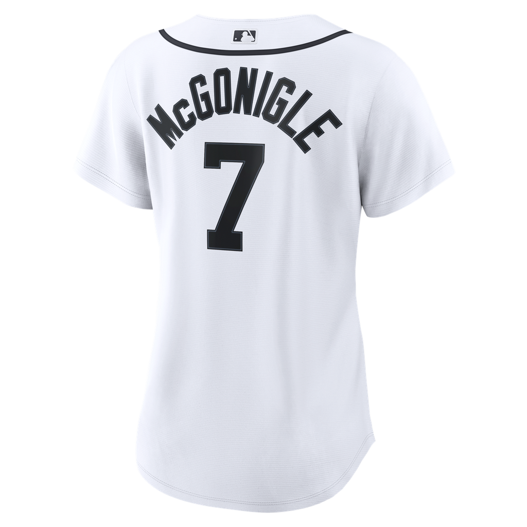 Detroit Tigers Kevin McGonigle Nike Women's Home Replica Jersey - White Team Jersey Sports Fan Apparel