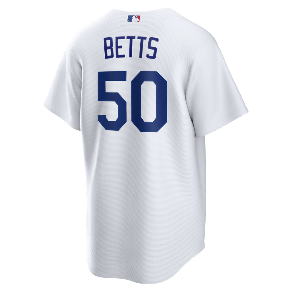 Los Angeles Dodgers Mookie Betts Nike Home Replica Jersey - White Team Jersey Sports Fan Apparel