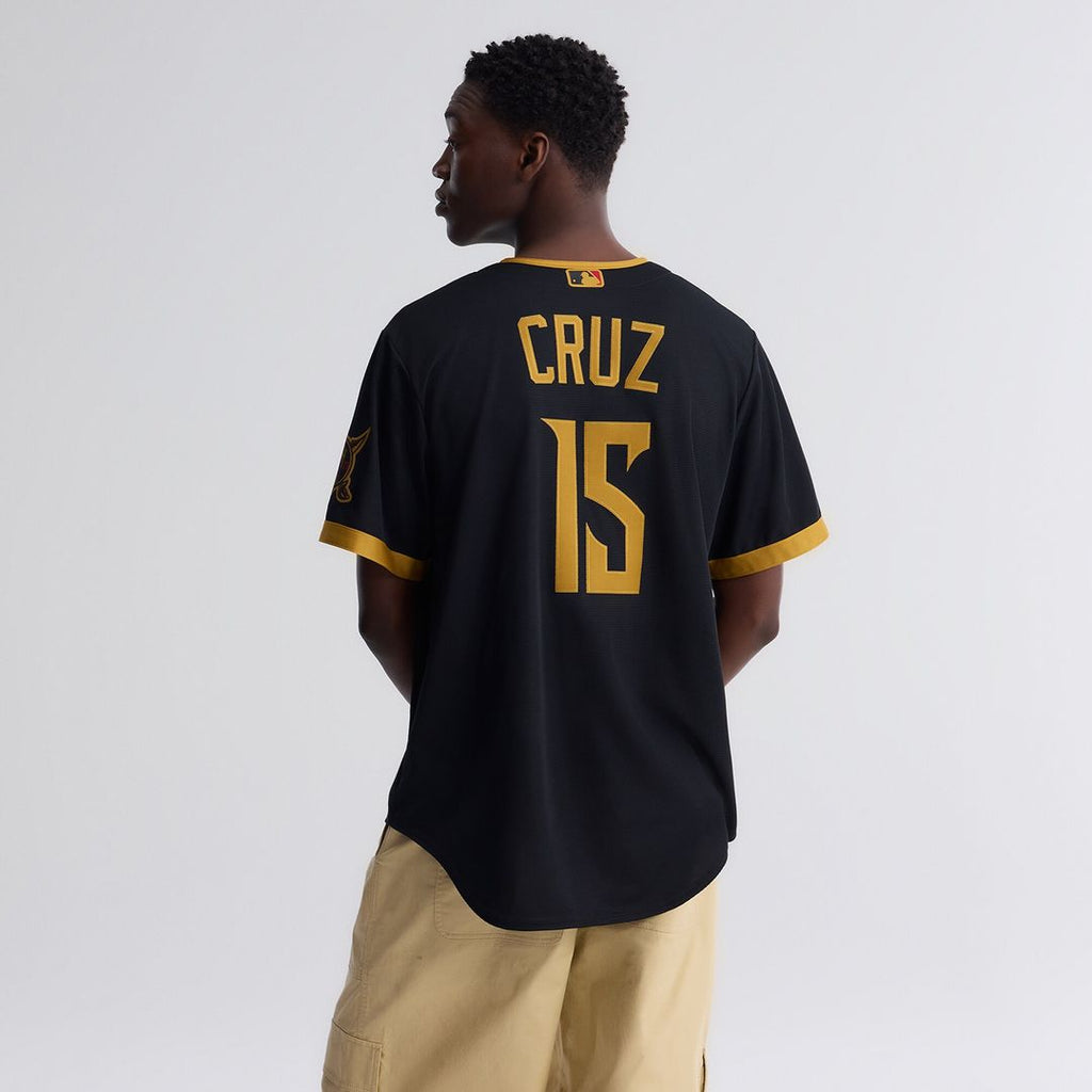 Pittsburgh Pirates Oneil Cruz Nike 2026 City Connect Stadium Jersey - Black Team Jersey Sports Fan Apparel