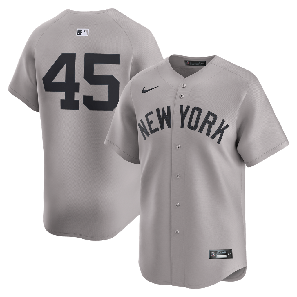 New York Yankees Gerrit Cole Nike Road Limited Player Jersey - Gray Team Jersey Sports Fan Apparel