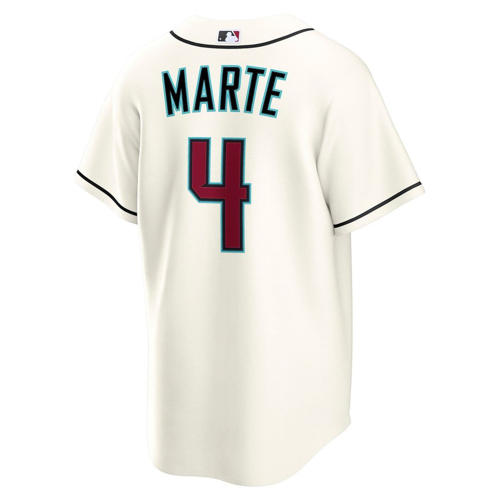 Arizona Diamondbacks Ketel Marte Nike Home Replica Jersey - Cream Team Jersey Sports Fan Apparel