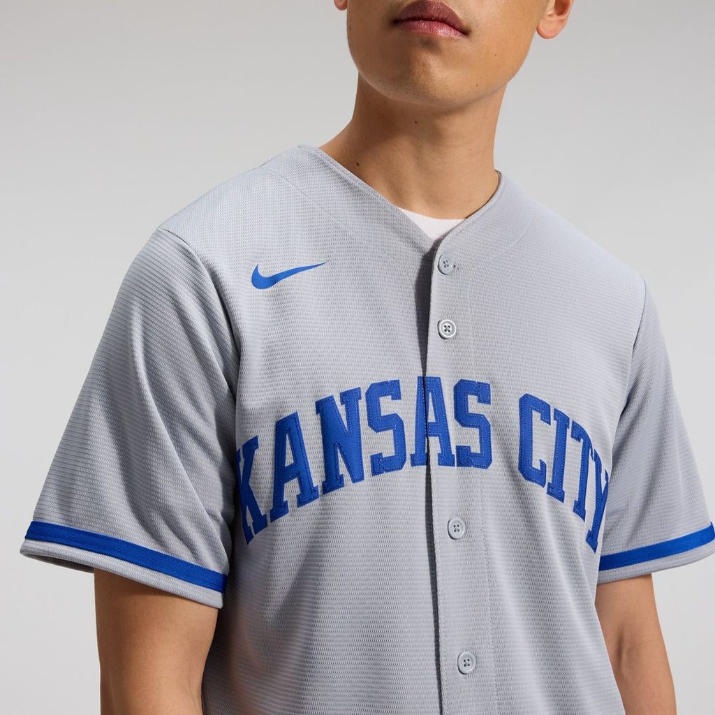 Kansas City Royals Bobby Witt Jr. Nike Road Replica Jersey - Gray Team Jersey Sports Fan Apparel