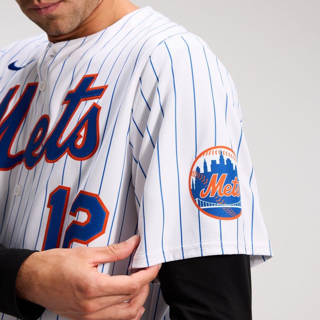 New York Mets Francisco Lindor Nike Home Limited Jersey - White Team Jersey Sports Fan Apparel