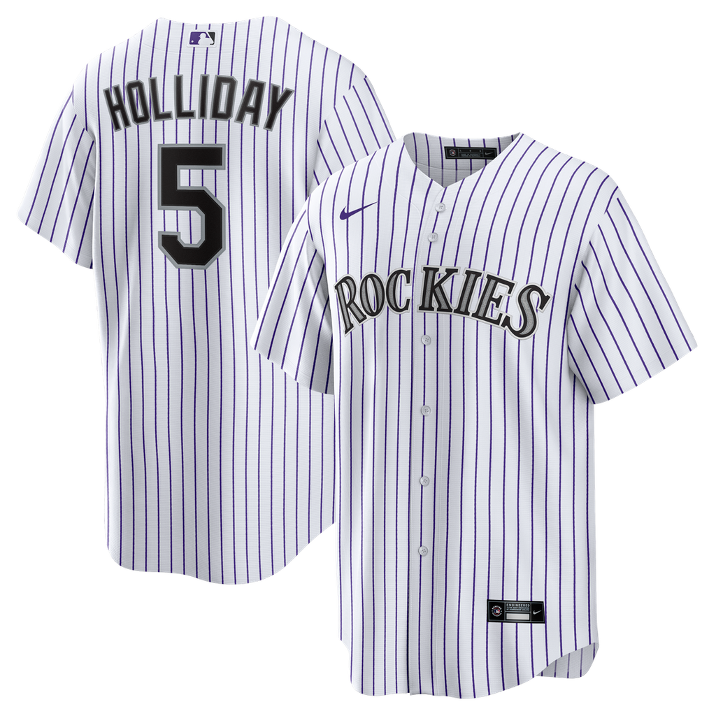 Colorado Rockies Matt Holliday Nike Home Retired Player Replica Jersey - White Team Jersey Sports Fan Apparel