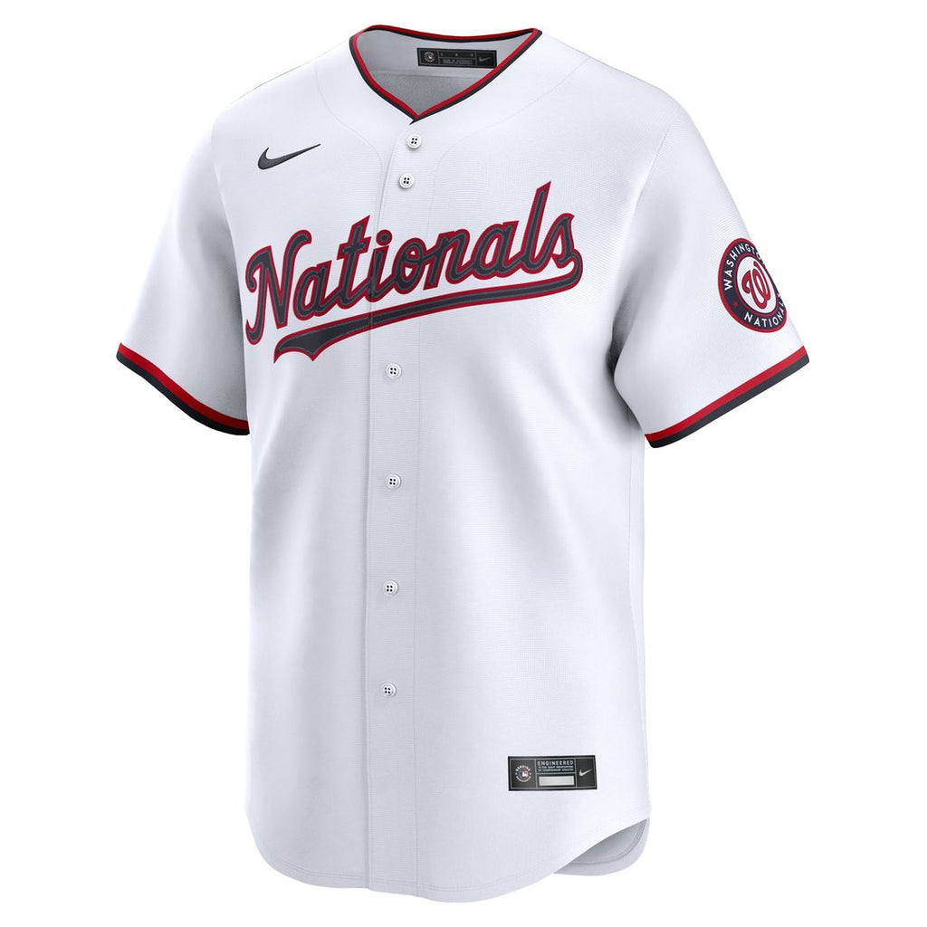 Washington Nationals James Wood Nike Home Limited Jersey - White Team Jersey Sports Fan Apparel
