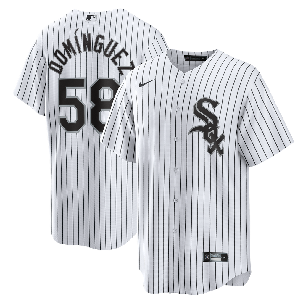 Chicago White Sox Seranthony Domínguez Nike Home Replica Jersey - White Team Jersey Sports Fan Apparel