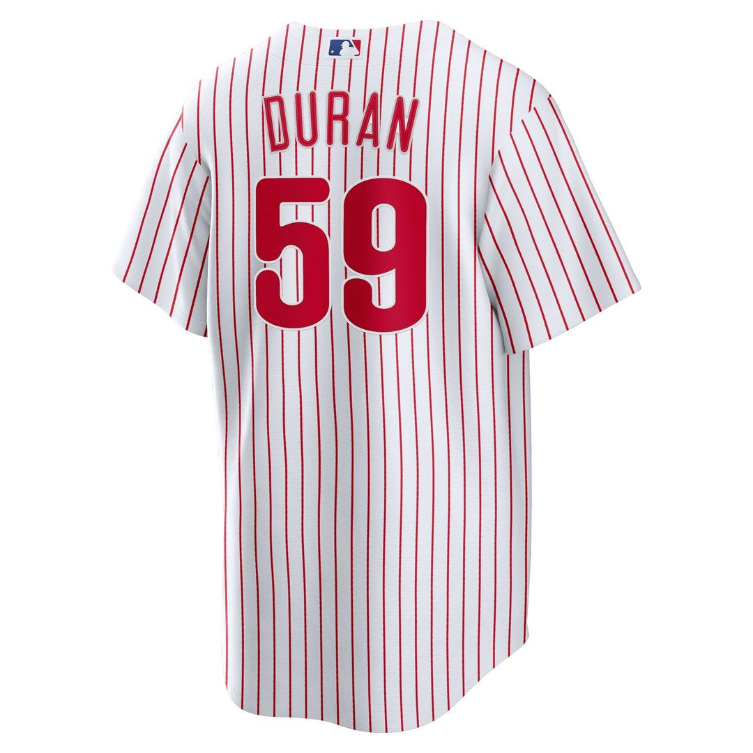 Philadelphia Phillies Jhoan Duran Nike Home Replica Jersey - White Team Jersey Sports Fan Apparel