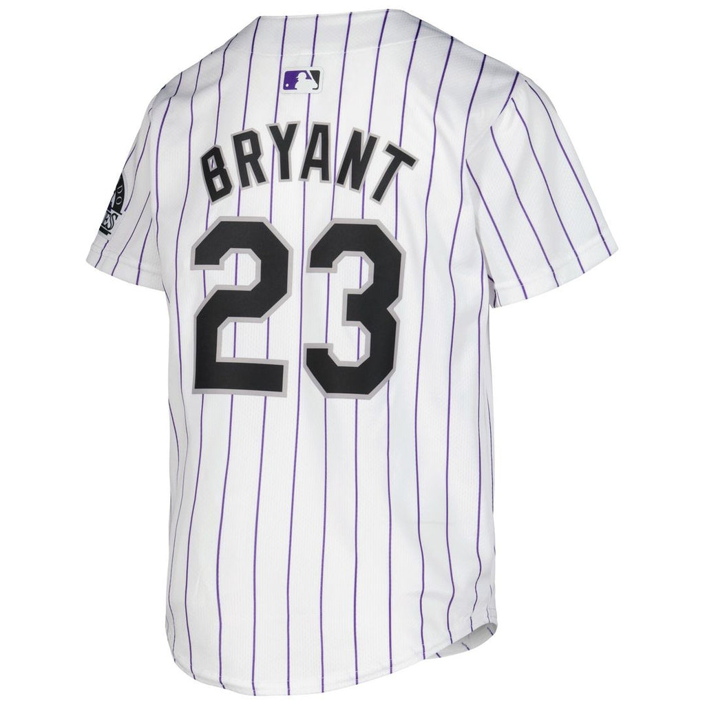 Colorado Rockies Kris Bryant Nike Youth Alternate Limited Player Jersey - Purple Team Jersey Sports Fan Apparel