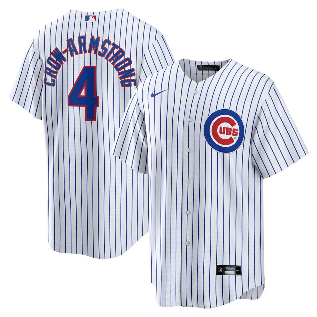 Chicago Cubs Pete Crow - Armstrong Nike Home Replica Jersey - White Team Jersey Sports Fan Apparel