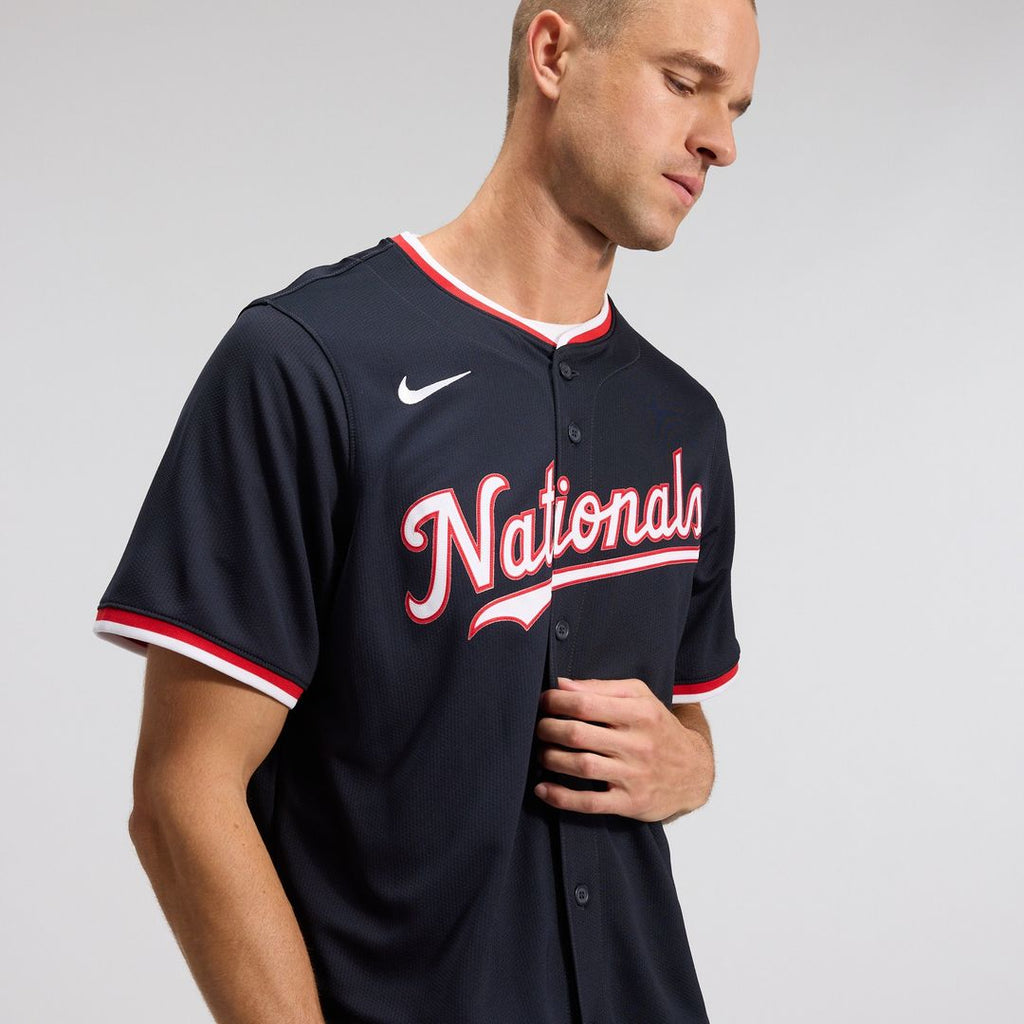 Washington Nationals James Wood Nike Alternate Limited Player Jersey - Navy Team Jersey Sports Fan Apparel