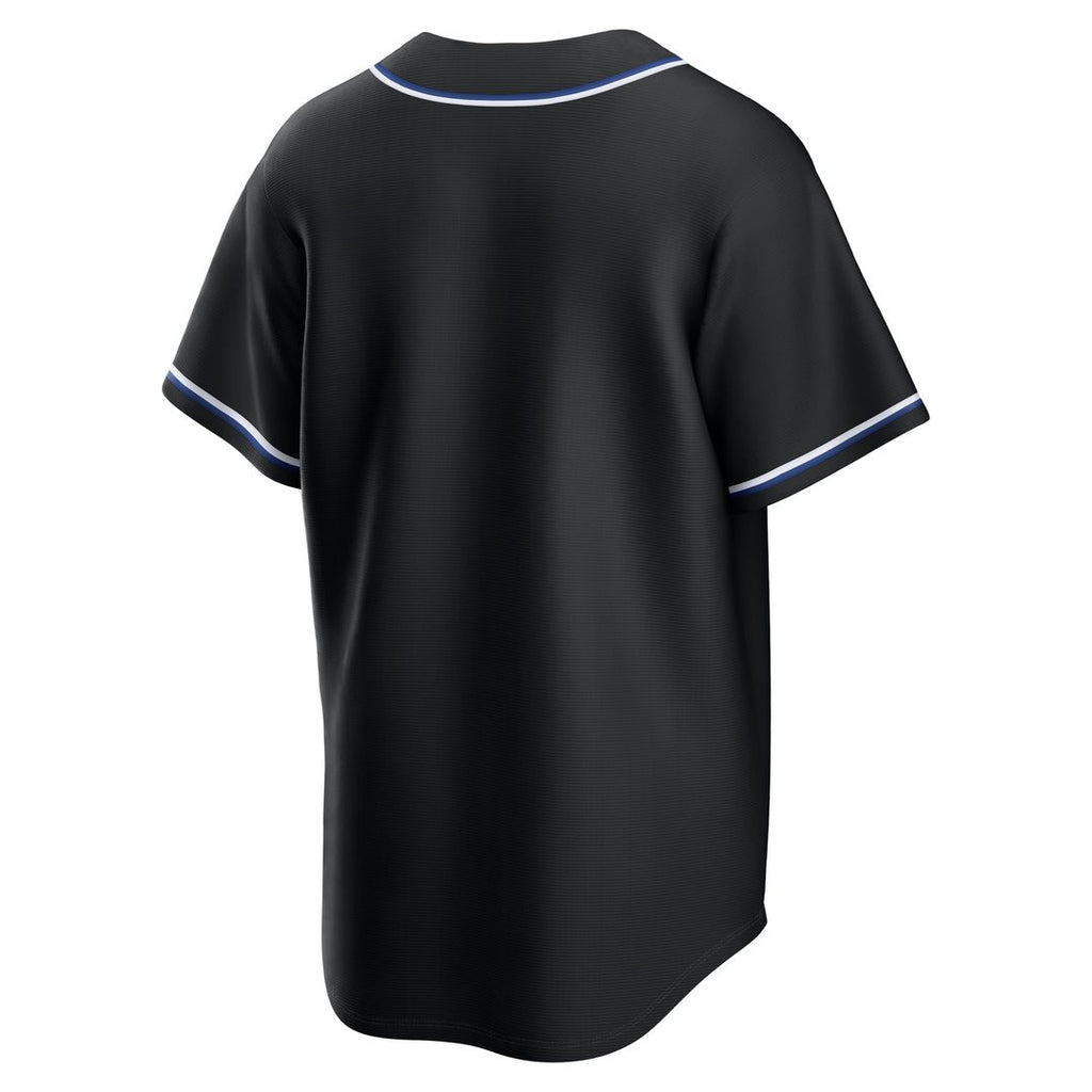 New York Mets Nike Fashion Replica Black Out Jersey Team Jersey Sports Fan Apparel