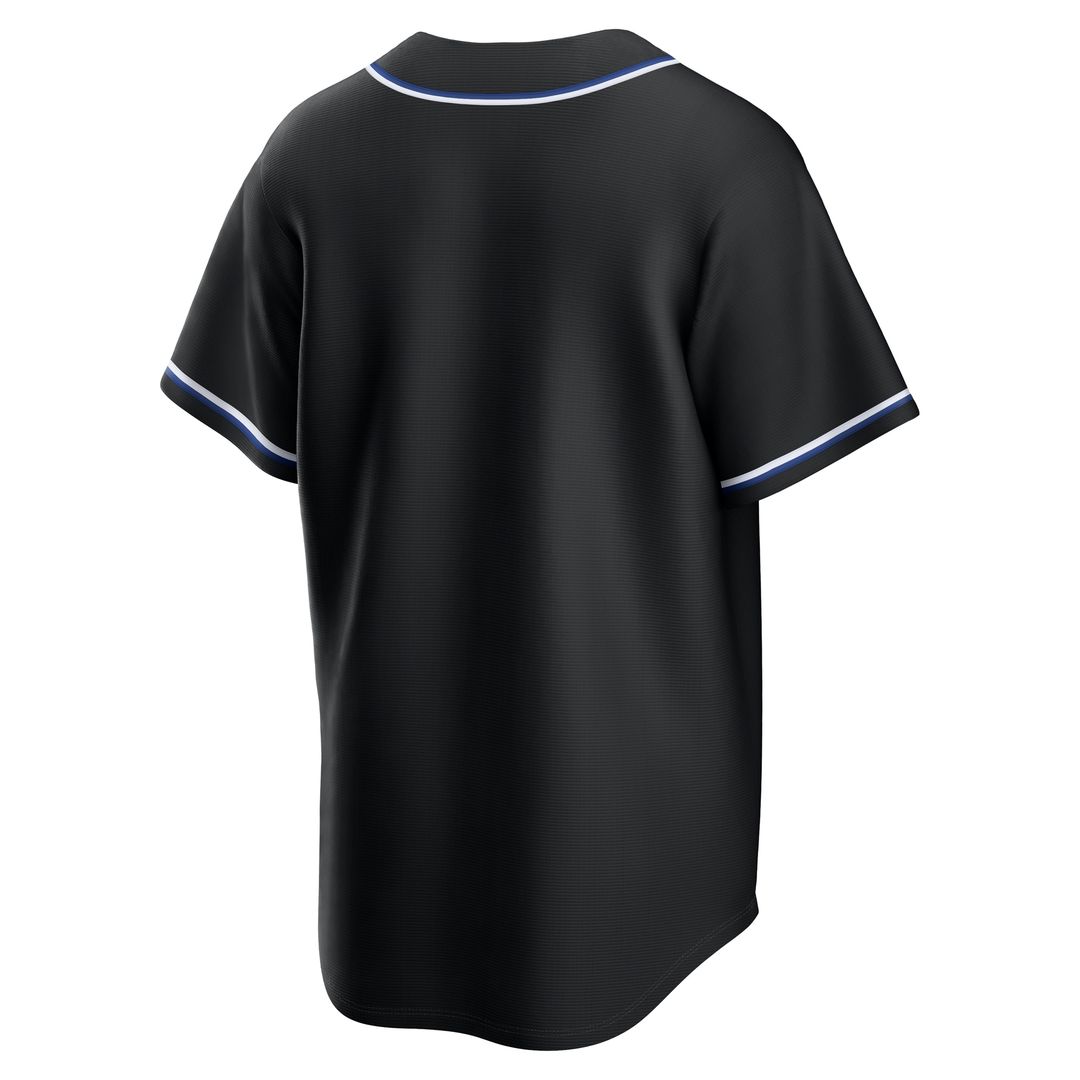 New York Mets Nike Fashion Replica Black Out Jersey Team Jersey Sports Fan Apparel