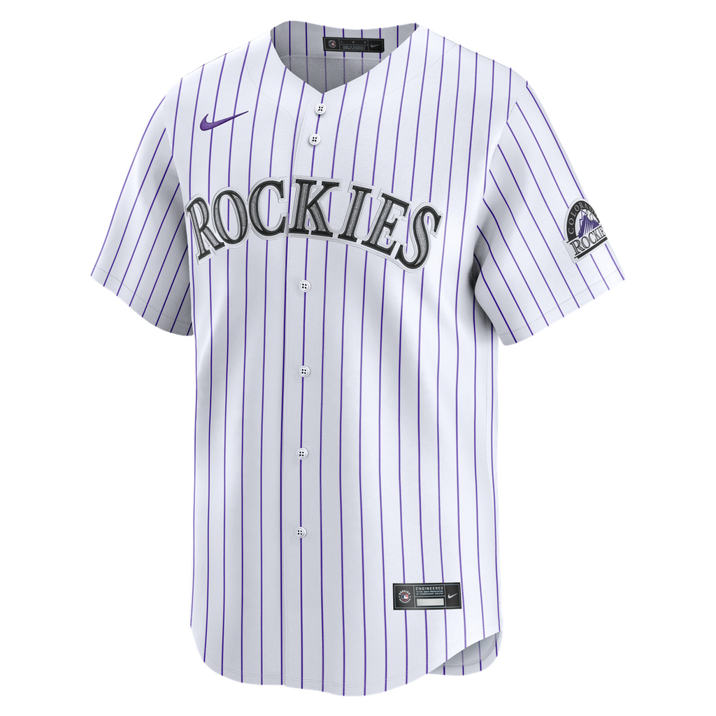 Colorado Rockies Nike Home Limited Jersey - White Team Jersey Sports Fan Apparel