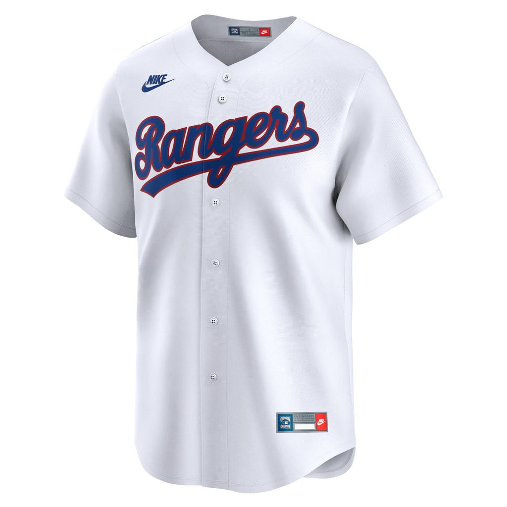 Texas Rangers Nike Cooperstown Limited Jersey - White Team Jersey Sports Fan Apparel