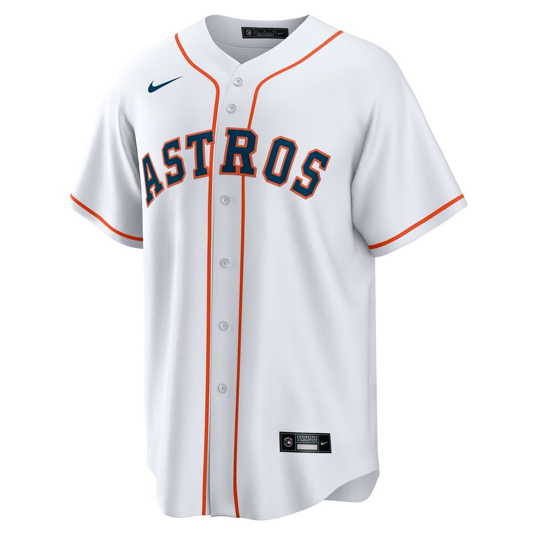 Houston Astros Isaac Paredes Nike Home Replica Jersey - White Team Jersey Sports Fan Apparel