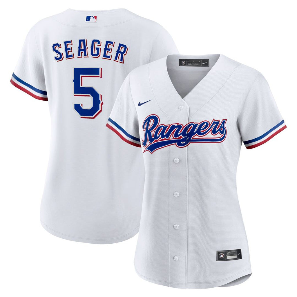 Texas Rangers Corey Seager Nike Women's Home Replica Player Jersey - White Team Jersey Sports Fan Apparel