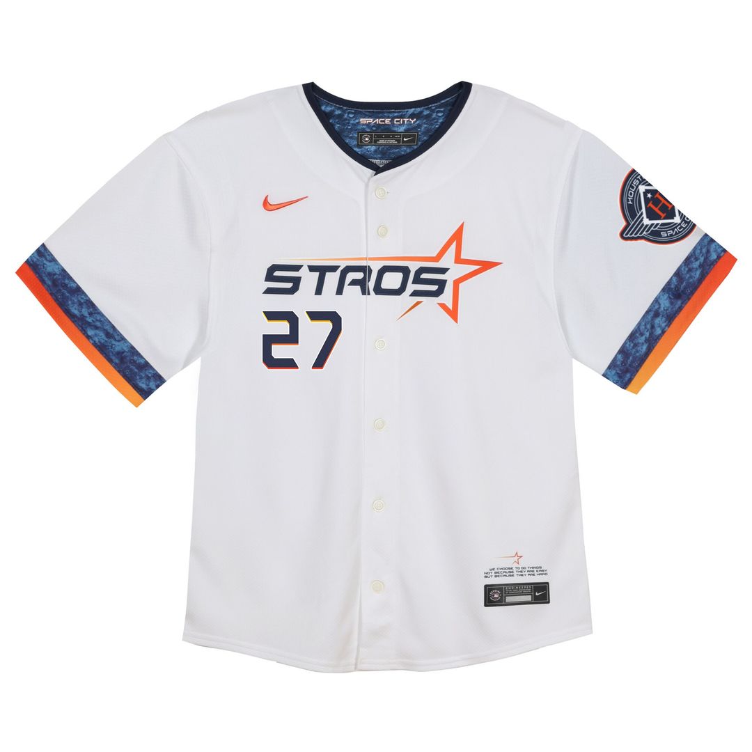 Houston Astros Jose Altuve Nike Infant 2025 City Connect Limited Player Jersey - White Team Jersey Sports Fan Apparel