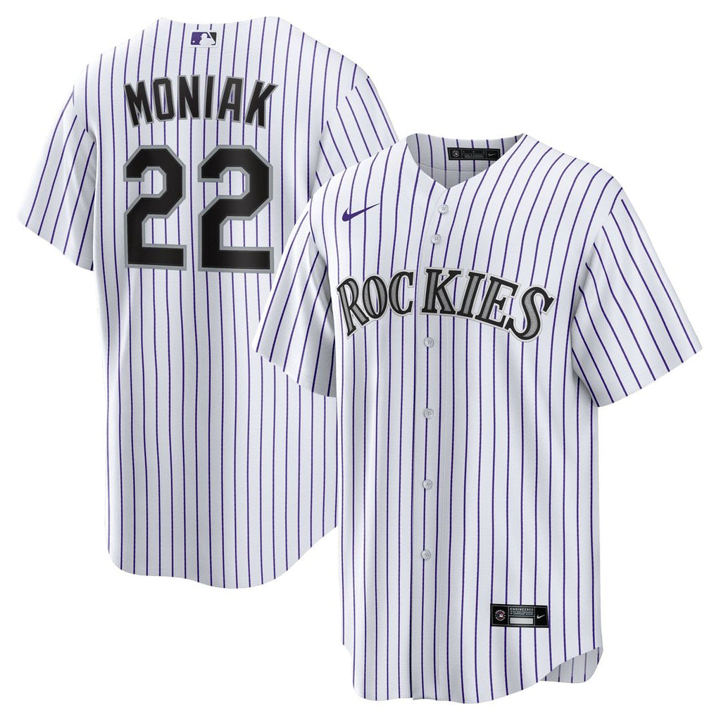 Colorado Rockies Mickey Moniak Nike Home Replica Jersey - White Team Jersey Sports Fan Apparel