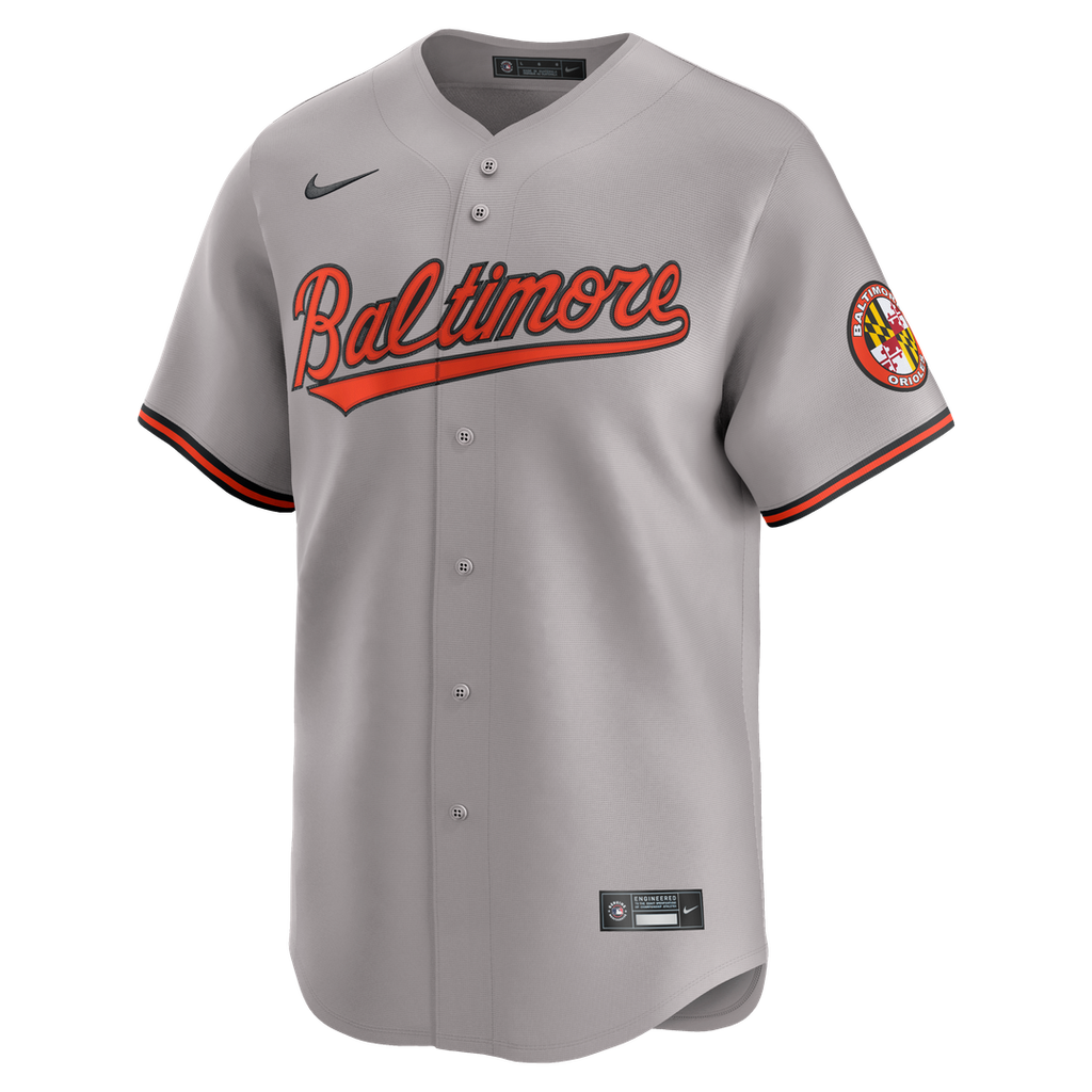 Baltimore Orioles Nike Road Limited Jersey - Gray Team Jersey Sports Fan Apparel