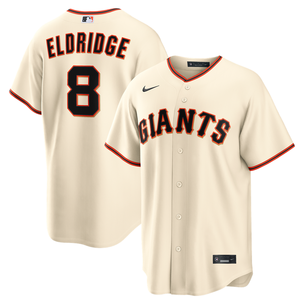 San Francisco Giants Bryce Eldridge Nike Home Replica Jersey - Cream Team Jersey Sports Fan Apparel