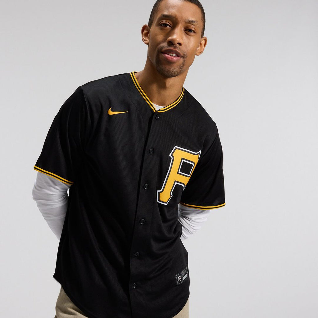 Pittsburgh Pirates Nike Home Replica Team Jersey - White Team Jersey Sports Fan Apparel