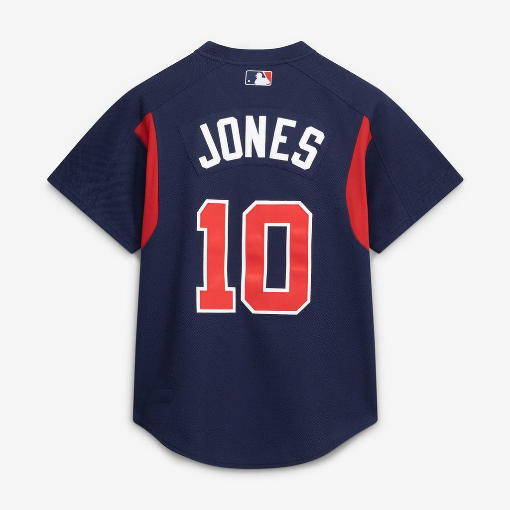 Atlanta Braves Chipper Jones Mitchell & Ness Authentic Batting Practice Jersey - Navy Team Jersey Sports Fan Apparel
