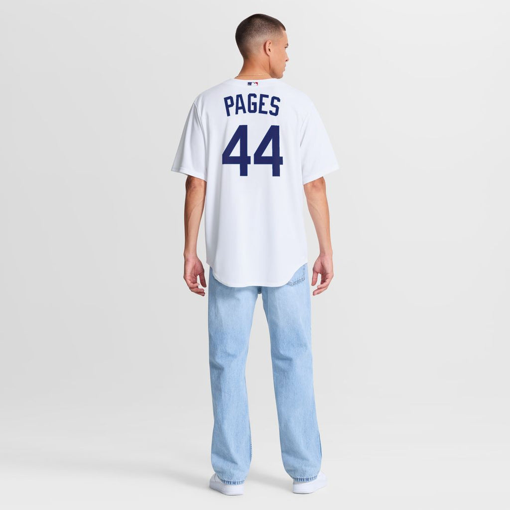 Los Angeles Dodgers Andy Pages Nike Home Replica Jersey - White Team Jersey Sports Fan Apparel