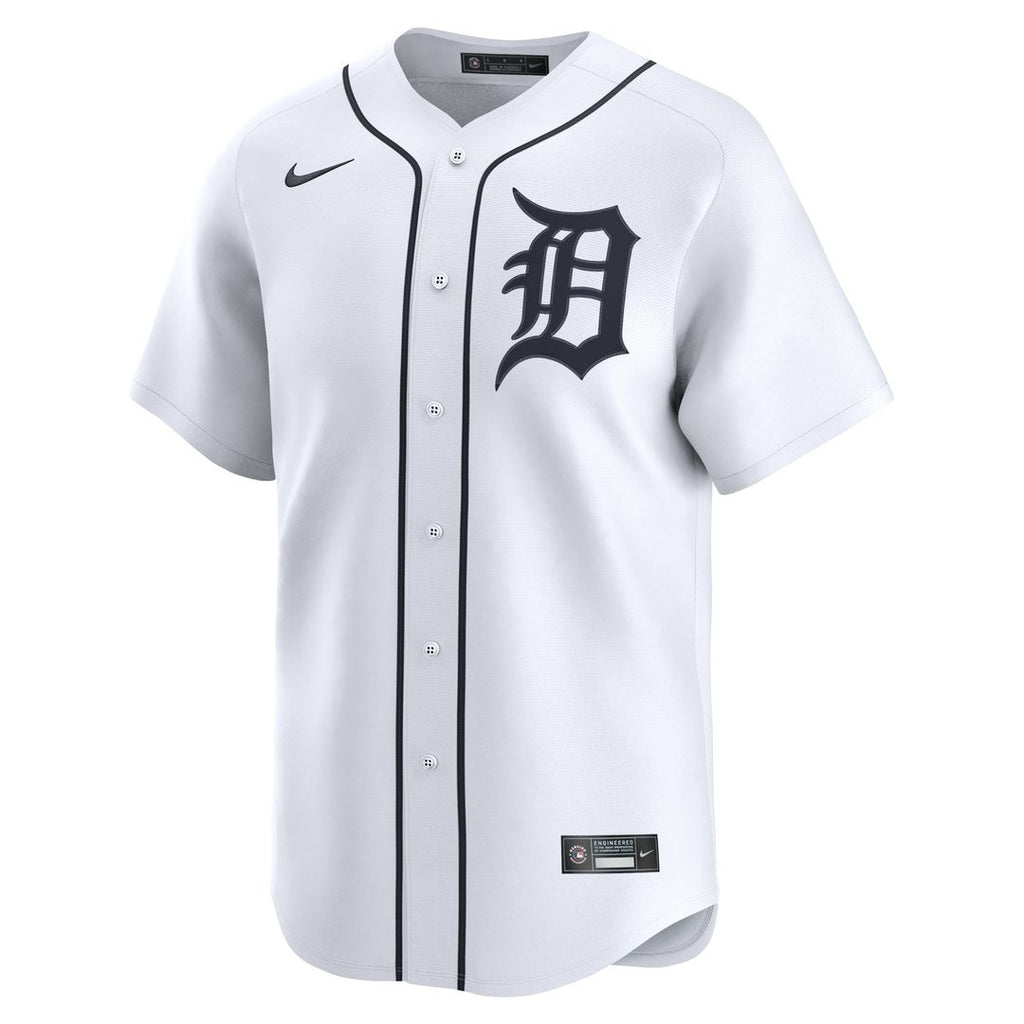 Detroit Tigers Riley Greene Nike Home Limited Player Jersey - White Team Jersey Sports Fan Apparel