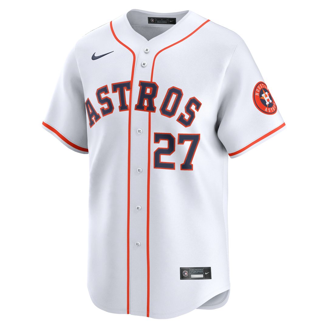 Houston Astros Jose Altuve Nike Home Limited Player Jersey - White Team Jersey Sports Fan Apparel