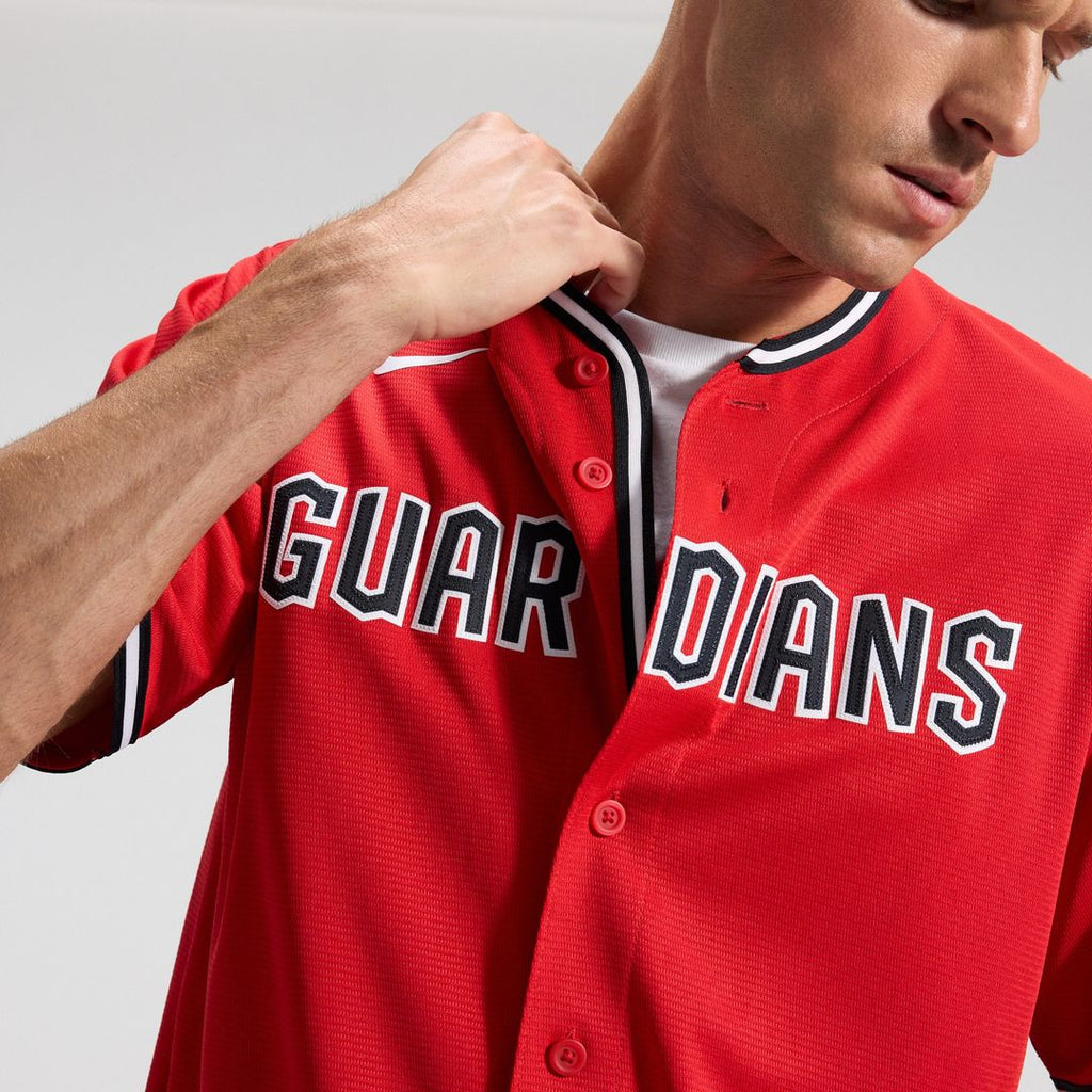 Cleveland Guardians Nike Alternate 2 Replica Jersey - Red Team Jersey Sports Fan Apparel