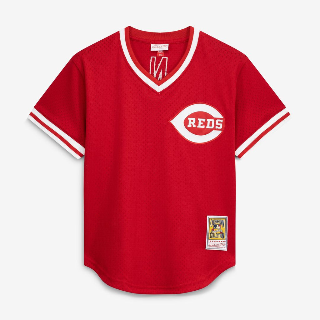 Cincinnati Reds Johnny Bench Mitchell & Ness Authentic Batting Practice Jersey - Scarlet Team Jersey Sports Fan Apparel