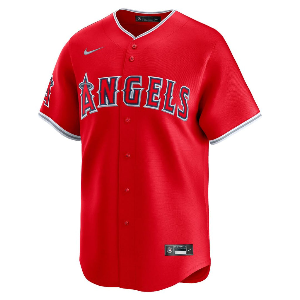 Los Angeles Angels Nike Alternate Limited Jersey - Red Team Jersey Sports Fan Apparel