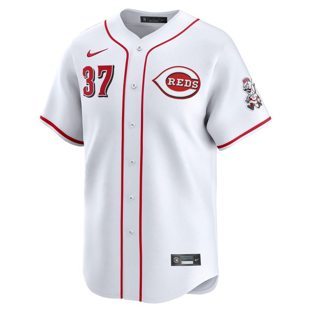 Cincinnati Reds Tyler Stephenson Nike Home Limited Player Jersey - White Team Jersey Sports Fan Apparel