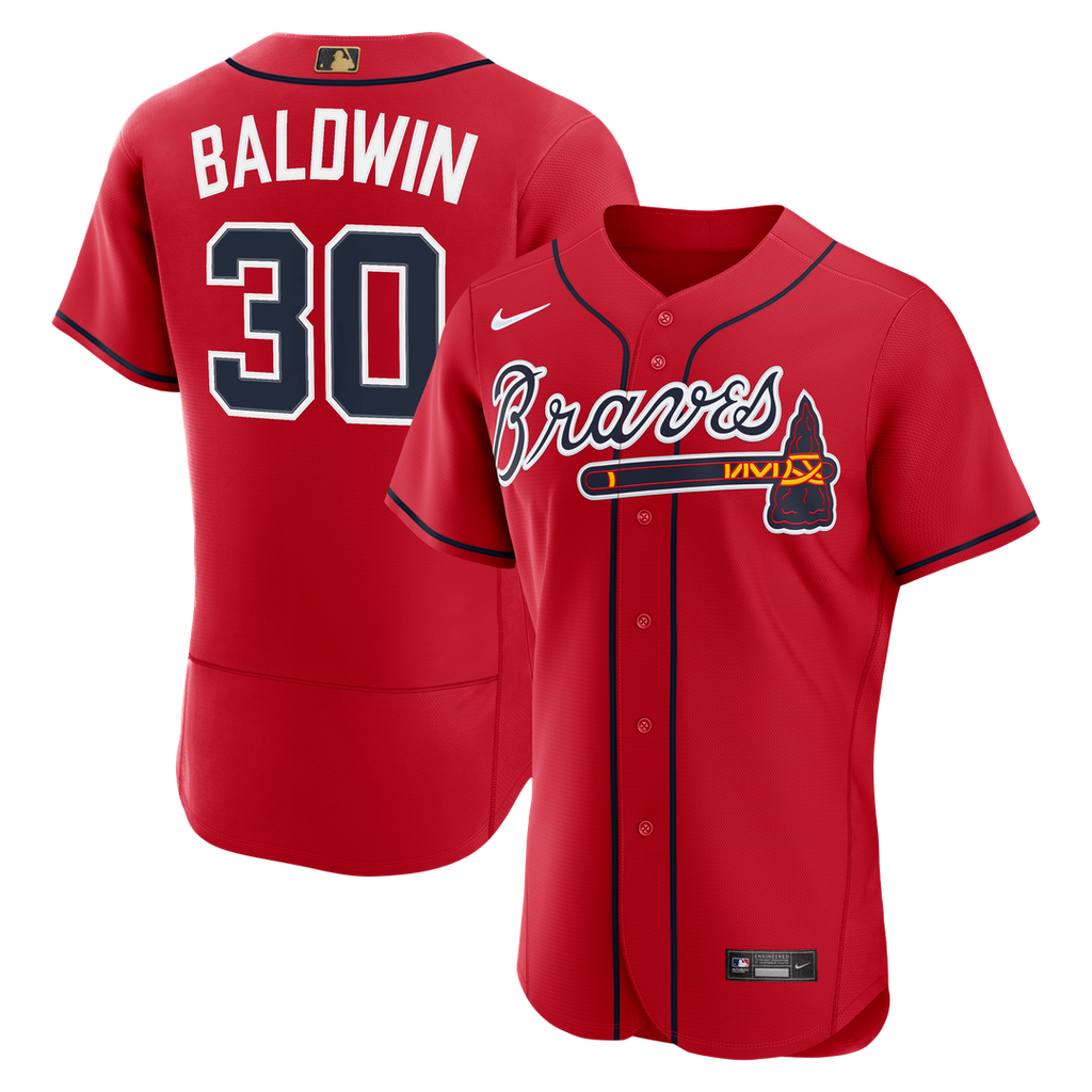 Atlanta Braves Drake Baldwin Nike MLB Awards Authentic Jersey - Red Team Jersey Sports Fan Apparel