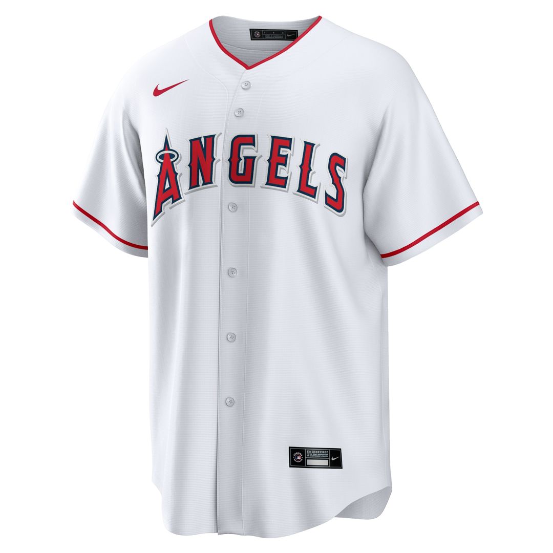 Los Angeles Angels Mike Trout Nike Home Replica Player Name Jersey - White Team Jersey Sports Fan Apparel