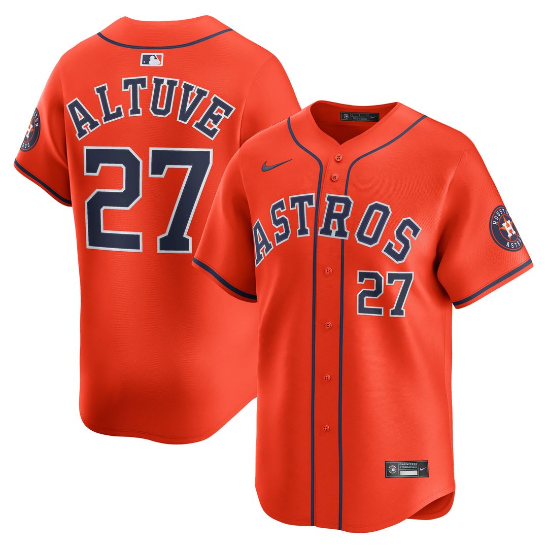 Houston Astros Jose Altuve Nike Road Limited Player Jersey - Gray Team Jersey Sports Fan Apparel