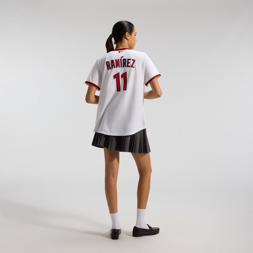 Cleveland Guardians José Ramírez Nike Women's Home Replica Jersey - White Team Jersey Sports Fan Apparel