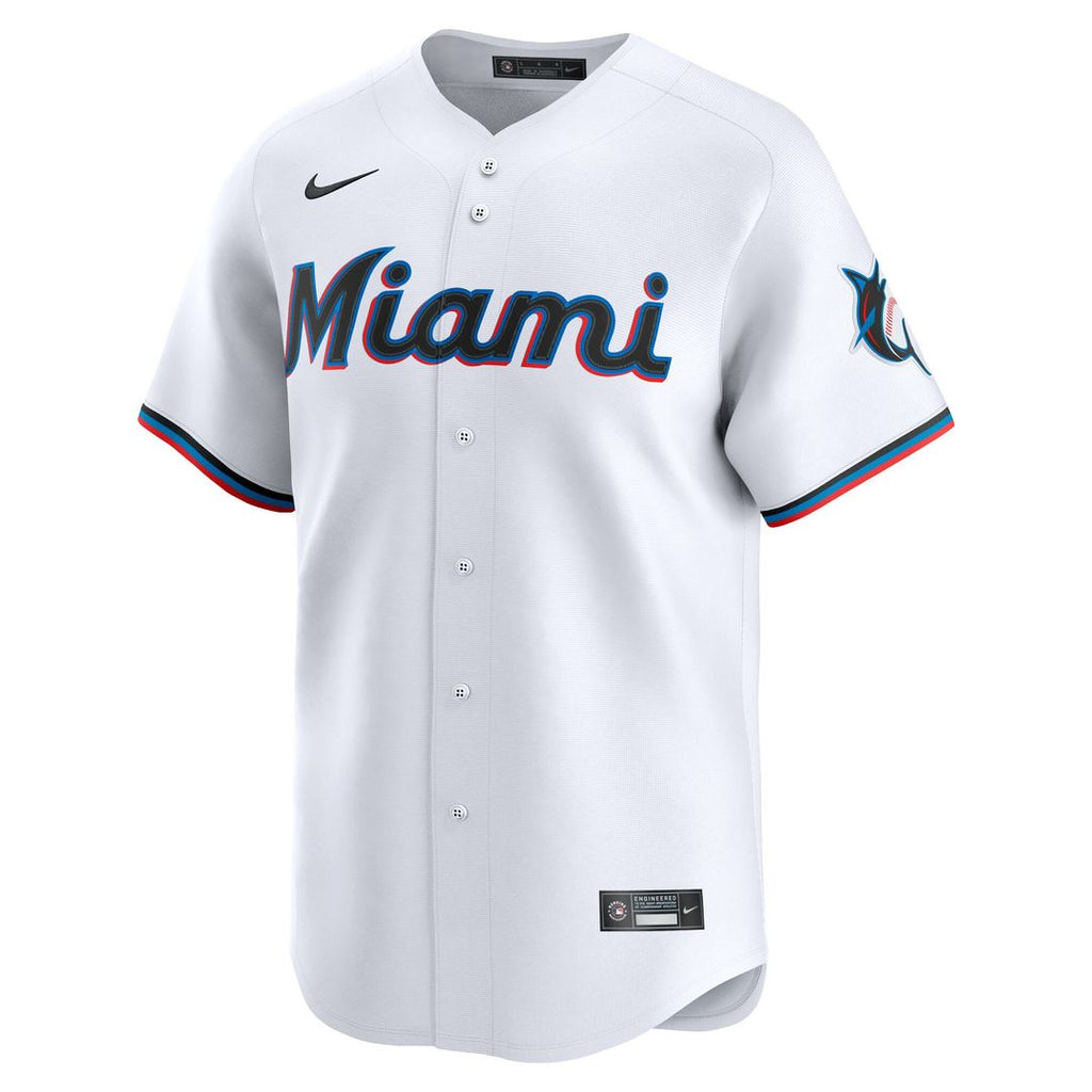Miami Marlins Nike Home Limited Pick - A - Player Retired Roster Jersey - White Team Jersey Sports Fan Apparel