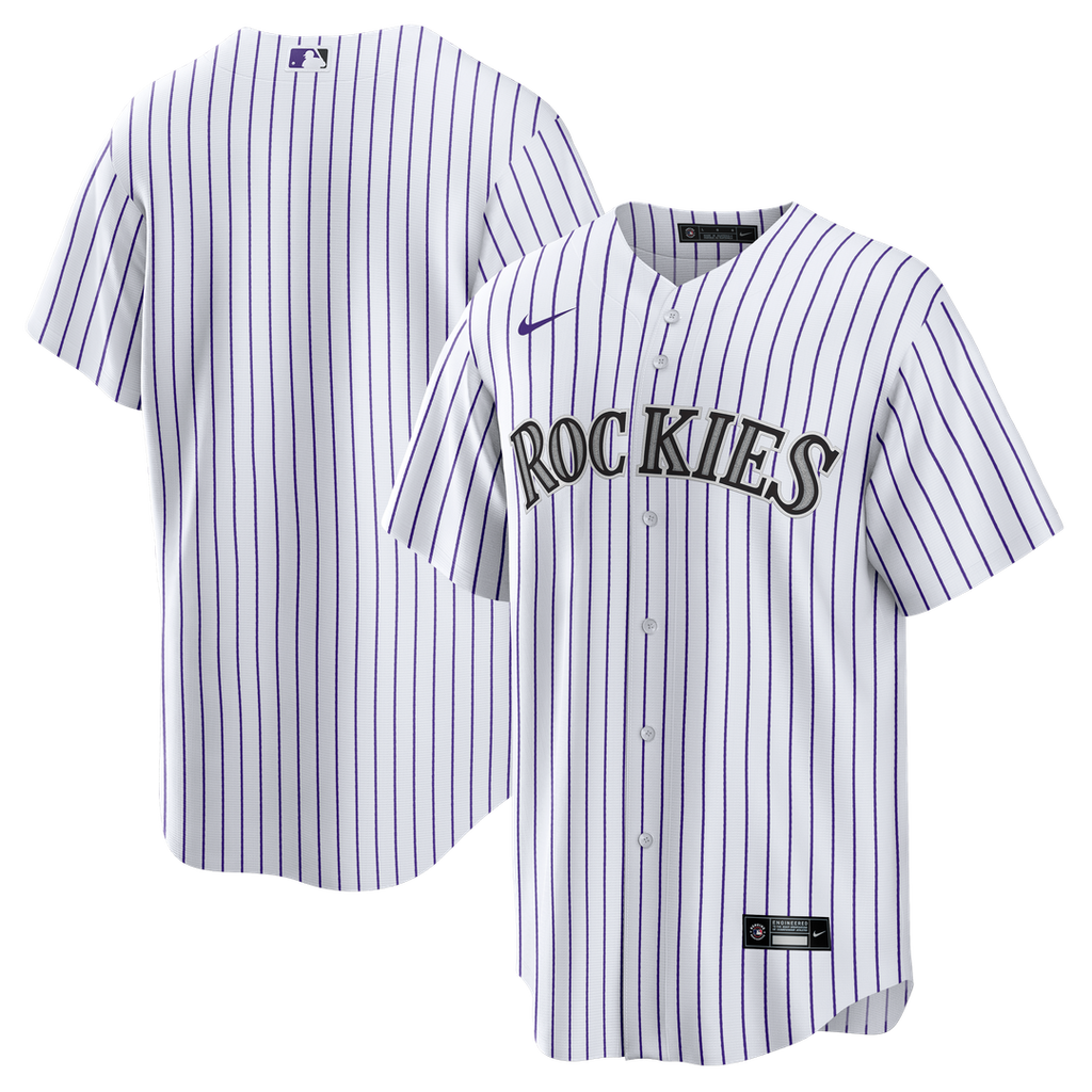 Colorado Rockies Nike Home Big & Tall Replica Jersey - White Team Jersey Sports Fan Apparel