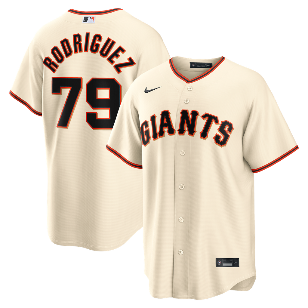 San Francisco Giants Jesus Rodriguez Nike Home Replica Jersey - Cream Team Jersey Sports Fan Apparel