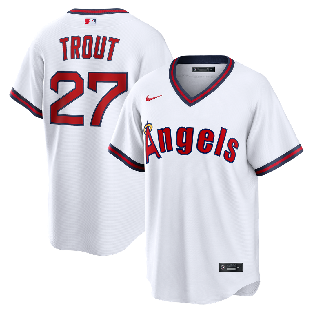 Los Angeles Angels Mike Trout Nike Alternate Replica Jersey - Red Team Jersey Sports Fan Apparel
