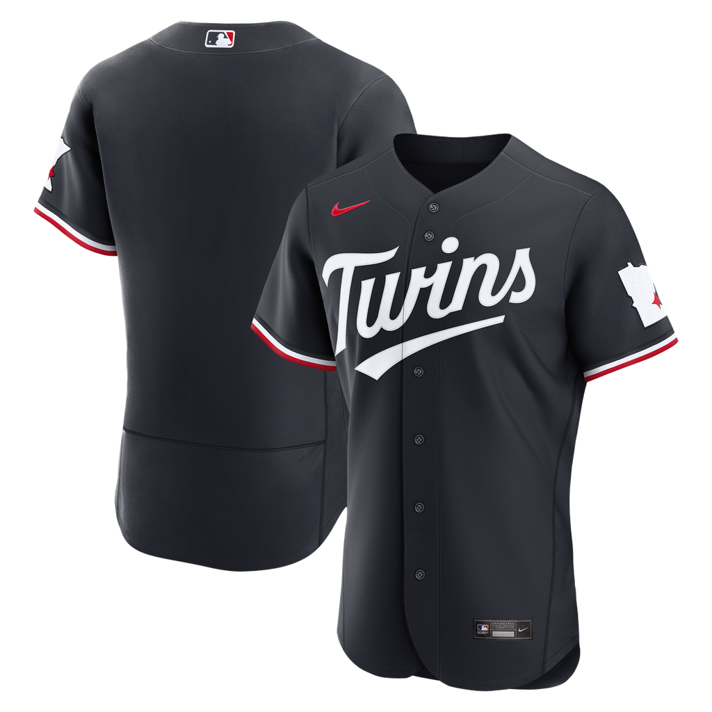 Minnesota Twins Nike Alternate Authentic Jersey - Navy Team Jersey Sports Fan Apparel