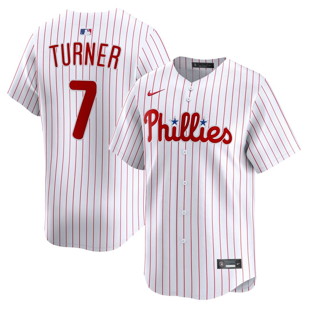 Philadelphia Phillies Trea Turner Nike Alternate Limited Player Jersey - Light Blue Team Jersey Sports Fan Apparel
